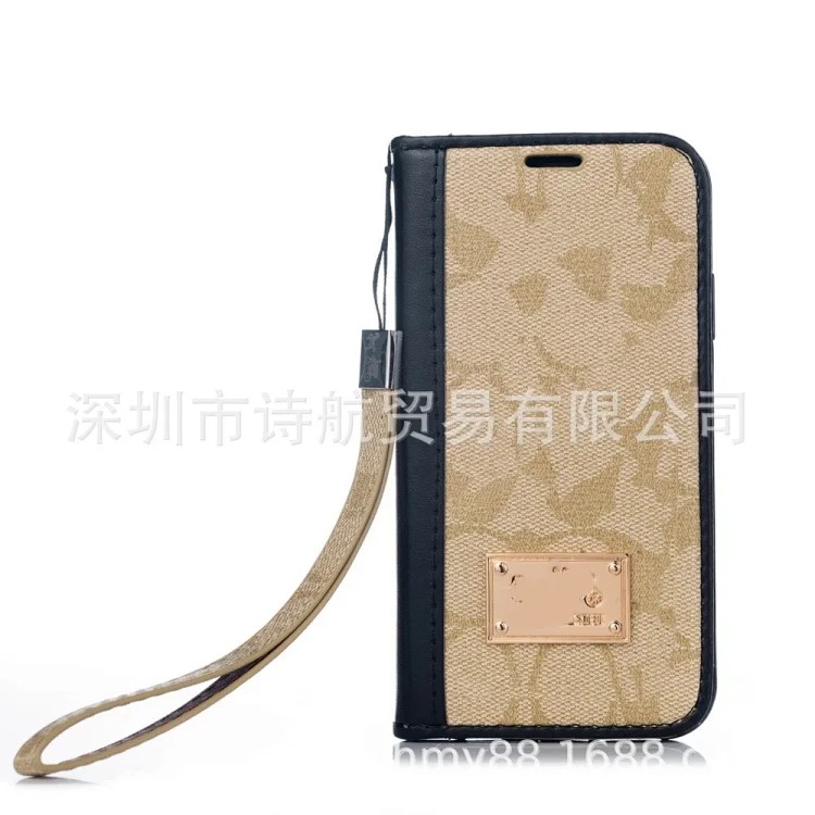 Apple Suitable for i Phone16promax Samsung and other models portable lanyard holster insert card mobile phone shell trendy brand protective cover
