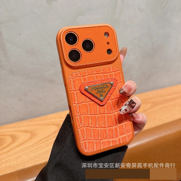 High-end leather crocodile pattern protective case suitable for iPhone 17 Promax and instantly transformed into 17 new Apple mobile phone cases