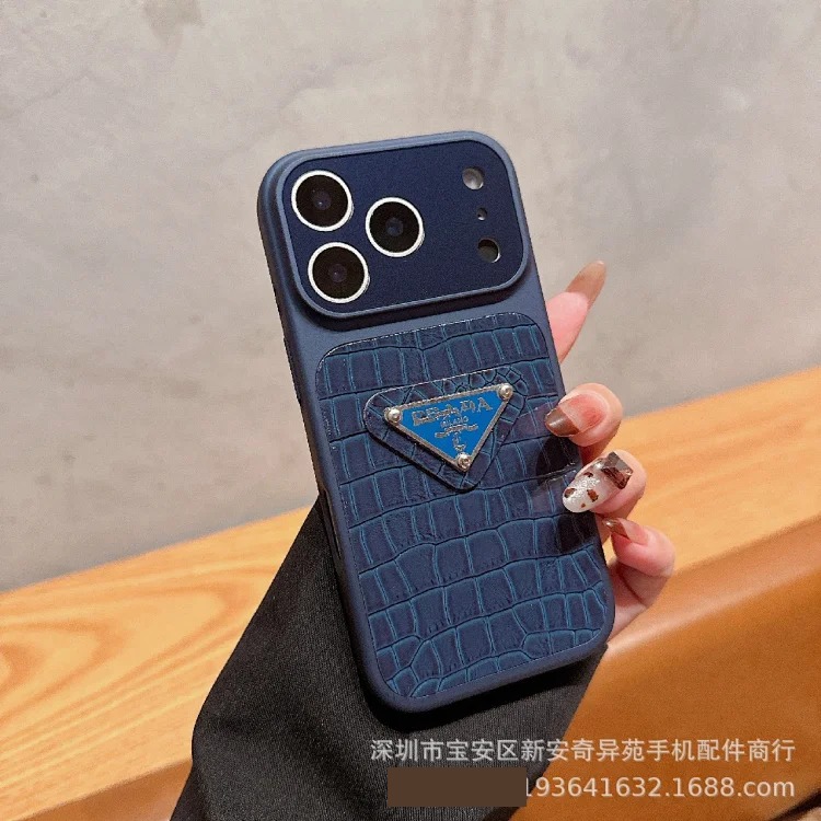 High-end leather crocodile pattern protective case suitable for iPhone 17 Promax and instantly transformed into 17 new Apple mobile phone cases