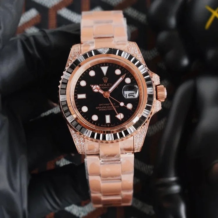Diamond-set mechanical watch-1039