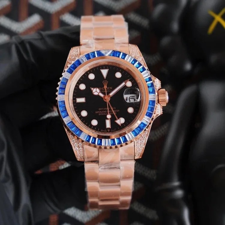 Diamond-set mechanical watch-1039