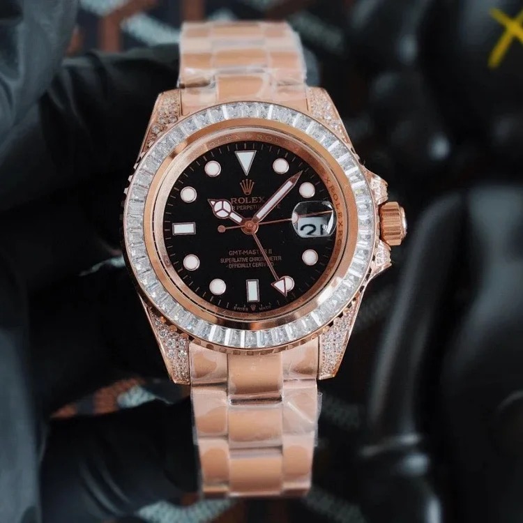 Diamond-set mechanical watch-1039
