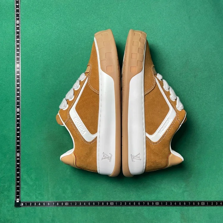 Round toe lace-up sports and casual low-top sneakers BD2 image 3
