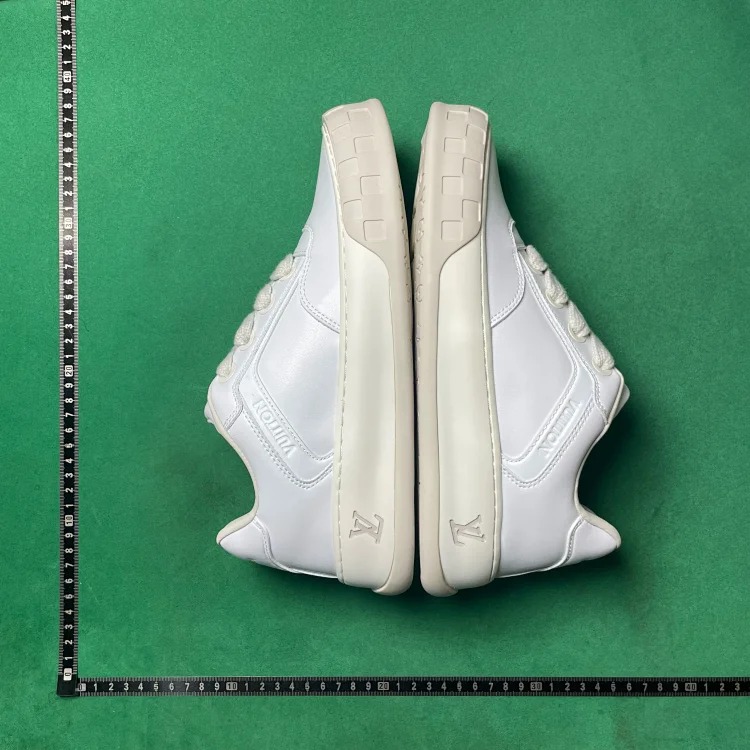 Round toe lace-up sports and casual low-top sneakers BD2 image 6