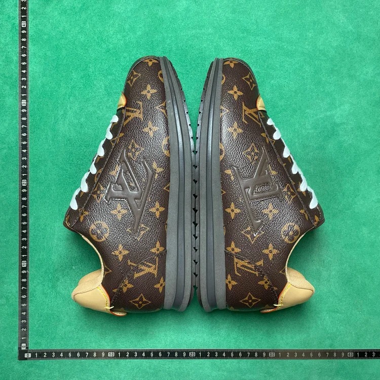 BD 5 embossed pattern round toe lace-up low-top lifestyle shoes image 2