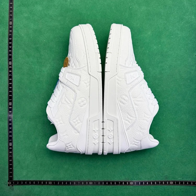 (Customized models are shipped in 3-7 days) TT 2 calfskin round toe lace-up low-cut sneakers image 2