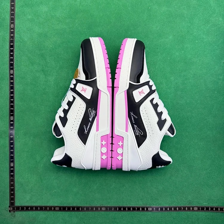 (Customized models are shipped in 3-7 days) TT 2 calfskin round toe lace-up low-cut sneakers image 3