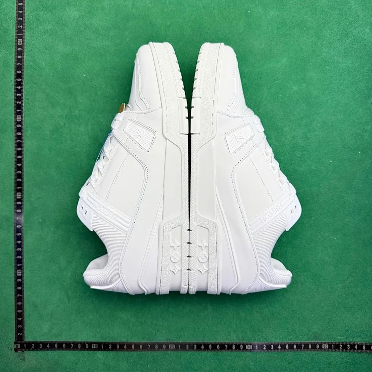 (Customized models are shipped in 3-7 days) TT 2 calfskin round toe lace-up low-cut sneakers image 6