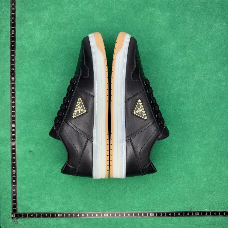 (Customized models are shipped in 3-7 days) TT 6 leather lace-up flat low-top sneakers image 2