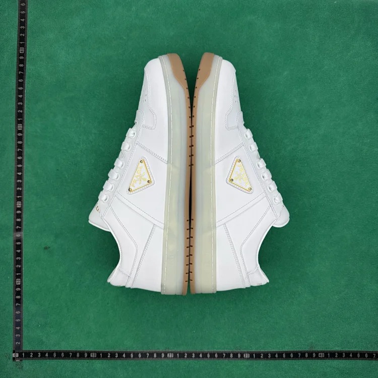 (Customized models are shipped in 3-7 days) TT 6 leather lace-up flat low-top sneakers image 3