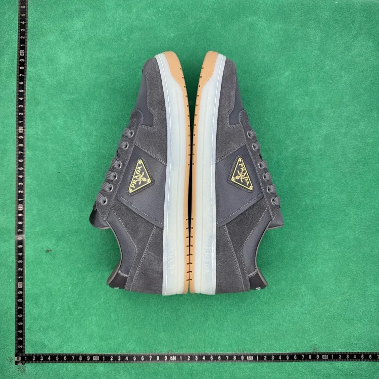 (Customized models are shipped in 3-7 days) TT 6 leather lace-up flat low-top sneakers image 5