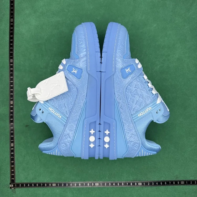 (Customized models are shipped in 3-7 days) TT 6 patent cow leather round toe lace-up pattern embossed low-top sneakers