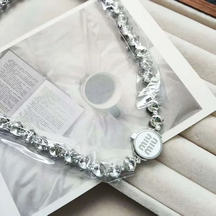 Miss Miao 5A zircon sweet cool necklace heavy polished glue cute women's bracelet summer macaron cooling necklace
