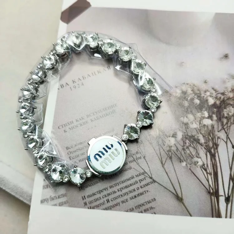 Miss Miao 5A zircon sweet cool necklace heavy polished glue cute women's bracelet summer macaron cooling necklace