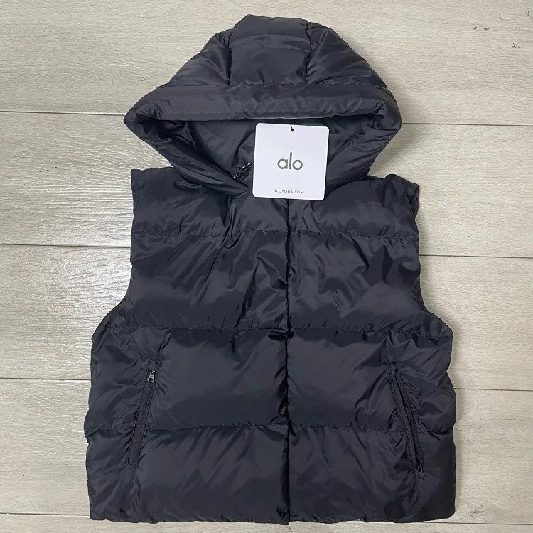 SJ0 warm hooded versatile vest down jacket