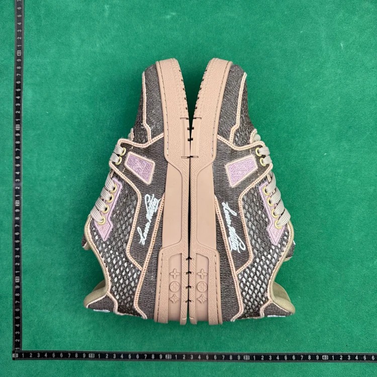 (Customized models are shipped in 3-7 days) TT 6 fabric round toe lace-up low-cut sneakers image 5