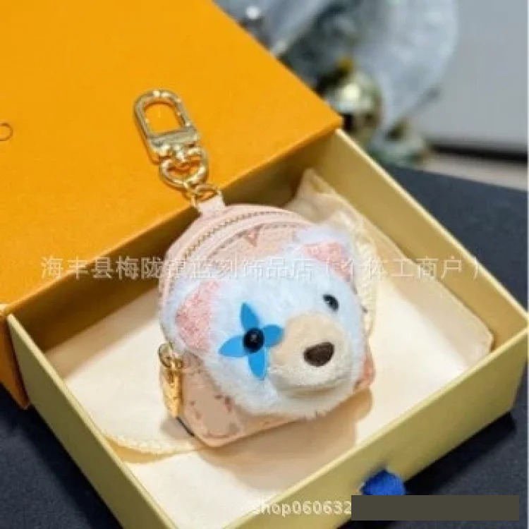 New Dai Bear Headphone Bag Keychain Owl Mini Bag Pendant Accessories Plush Pendant