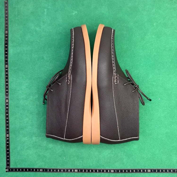 (Customized models ship in 3-7 days) TT 4 leather round toe lace-up boots image 2