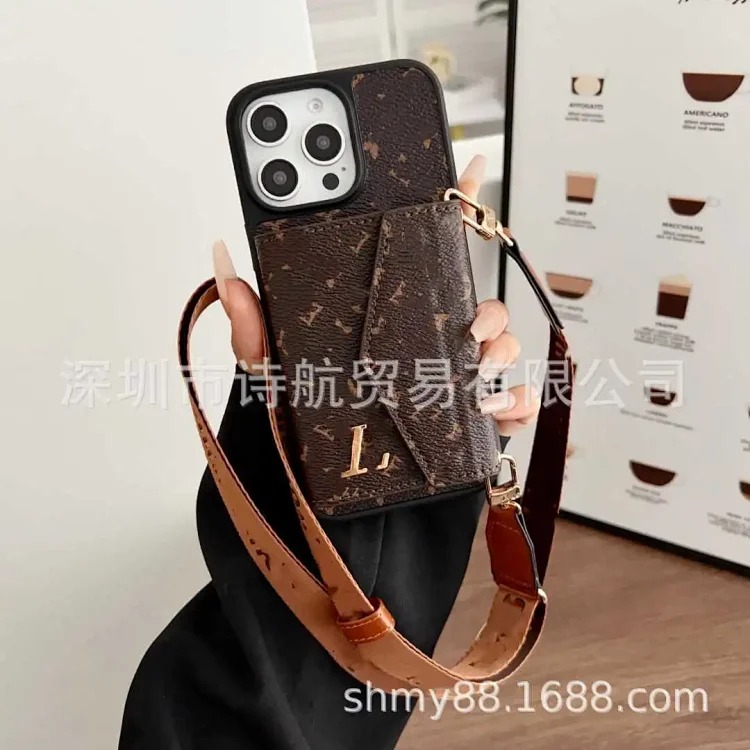 Suitable for Apple ihone17 mobile phone case new presbyopic high-end 16/15/14 personalized diagonal protective cover