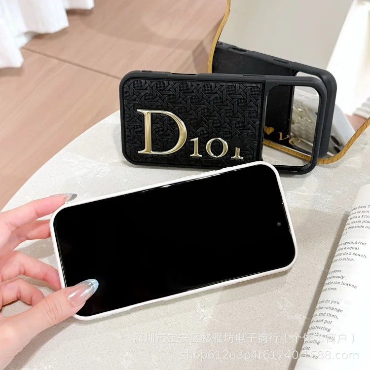 The new braided pattern is suitable for Apple 17promax mobile phone case iphone15pro all-inclusive 16pro trendy brand hot stamping