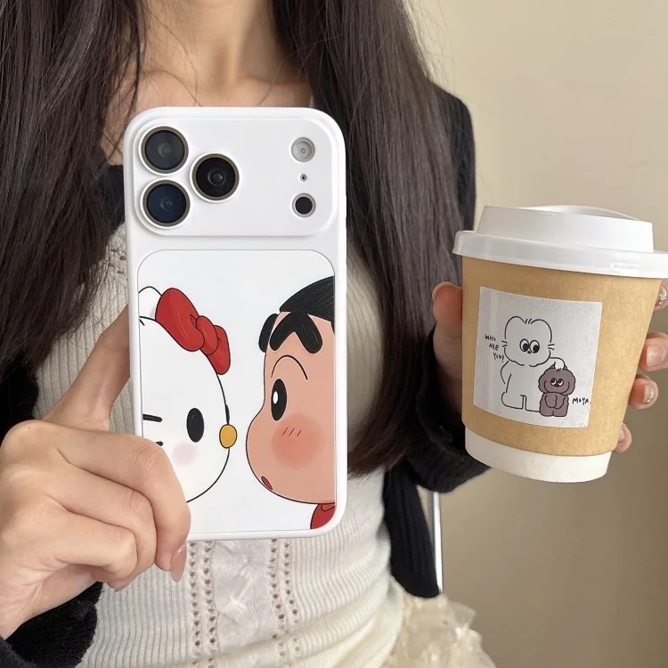 Suitable for instant change to 17 Hello Kitty Apple 16Pr mobile phone case iPhone17promax new 14 lens film Xiaoxin