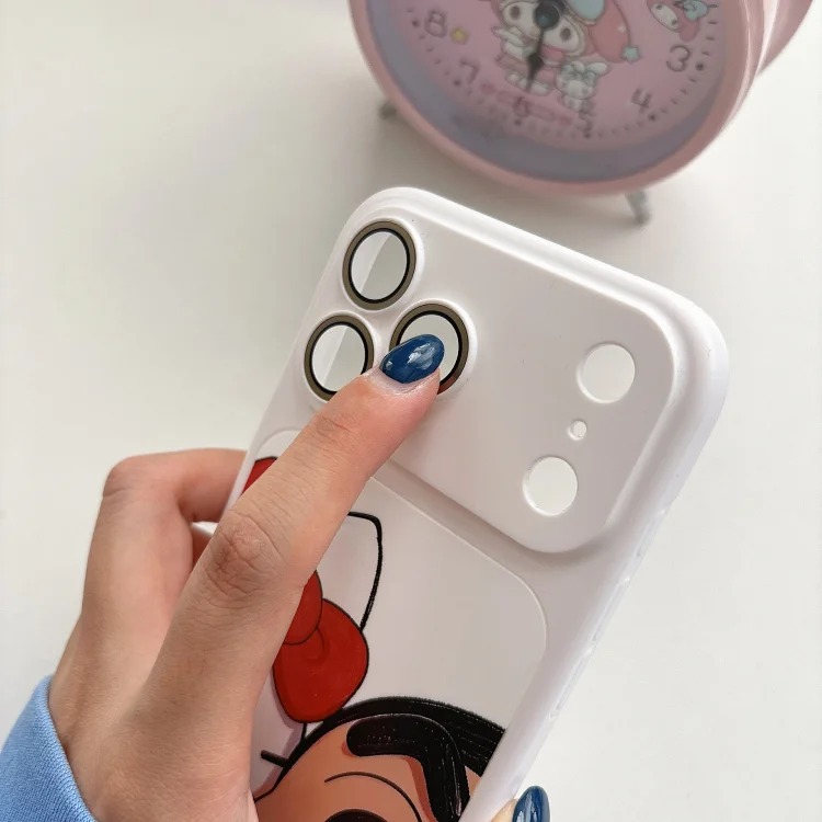 Suitable for instant change to 17 Hello Kitty Apple 16Pr mobile phone case iPhone17promax new 14 lens film Xiaoxin