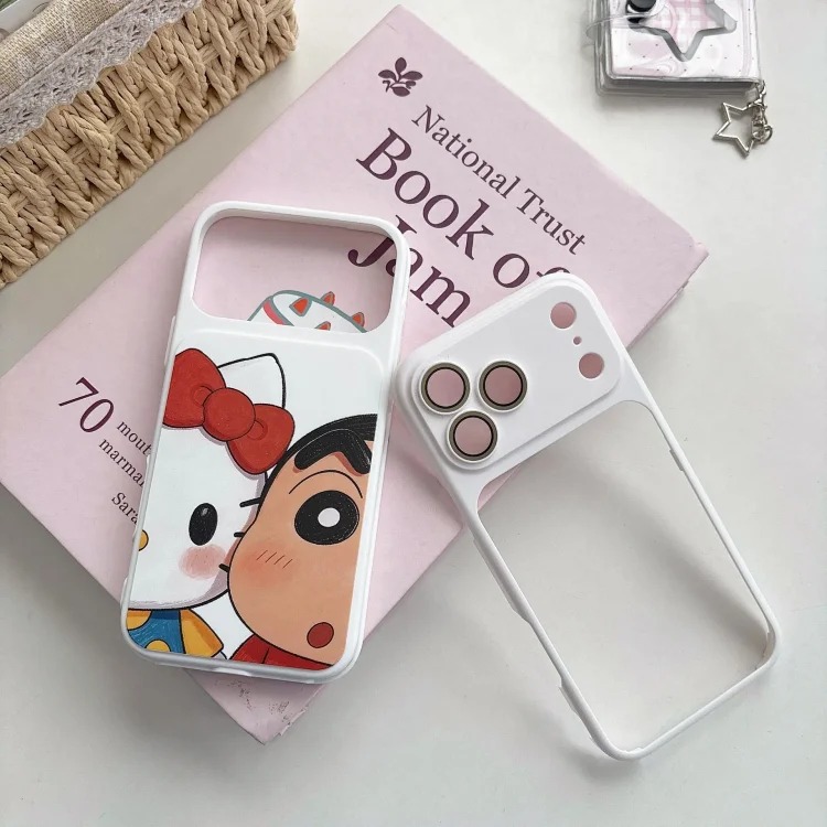 Suitable for instant change to 17 Hello Kitty Apple 16Pr mobile phone case iPhone17promax new 14 lens film Xiaoxin