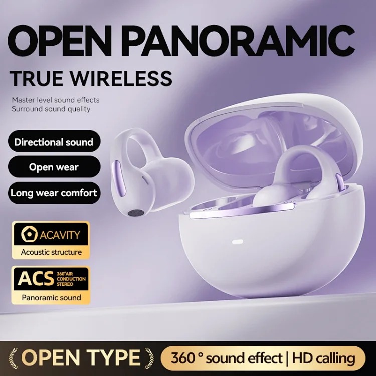 Source factory cross-border new AI smart translation Bluetooth headset clip-on high-quality bone conduction true wireless(pic8) Source factory cross-border new AI smart translation Bluetooth headset clip-on high-quality bone conduction true wireless