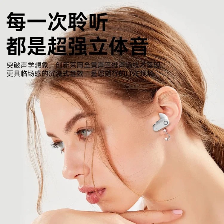 Cross-border foreign trade hot model new true wireless semi-in-ear Bluetooth headset open sports headset factory wholesale