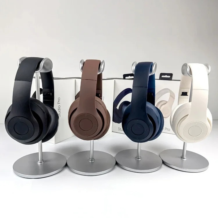JS. Cross-border popular studio pro recording engineer 4th generation three-dimensional cotton head-mounted wireless Bluetooth pop-up music headphones