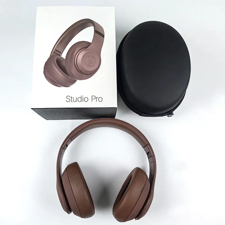 JS. Cross-border popular studio pro recording engineer 4th generation three-dimensional cotton head-mounted wireless Bluetooth pop-up music headphones