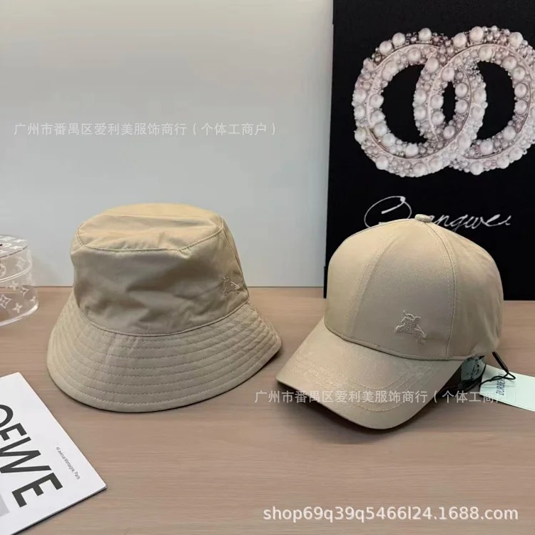 New double-sided fisherman hat embroidered adult fisherman hat double-sided wearable solid color flat top windproof camping fisherman hat