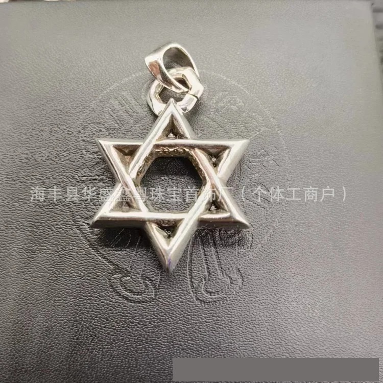 Crow European and American retro sword angel brand hip-hop sword cross pendant jewelry for men and women same style copper wholesale