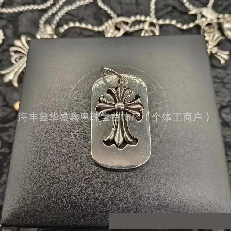 Crow European and American retro sword angel brand hip-hop sword cross pendant jewelry for men and women same style copper wholesale