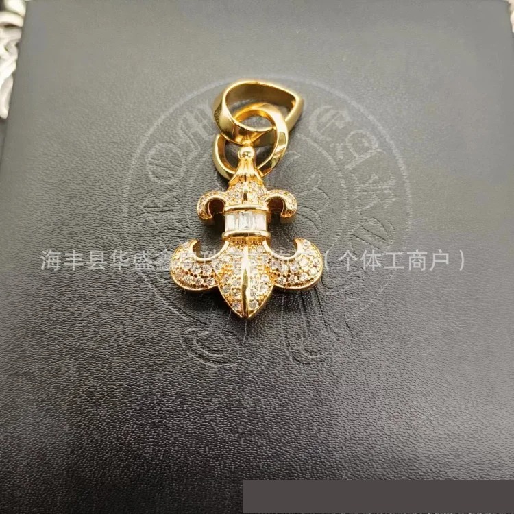 Crow European and American retro sword angel brand hip-hop sword cross pendant jewelry for men and women same style copper wholesale