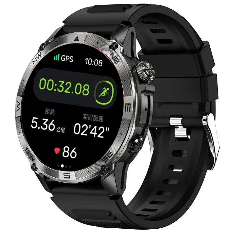 Running sports watch, cycling mileage, heart rate pace, cadence, men's and women's mountaineering blood oxygen waterproof