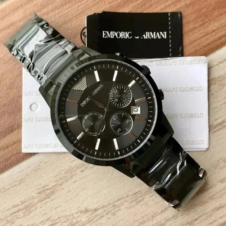 Boutique watch Ama pointer three-eye multi-functional business quartz watch stainless steel band quartz watch for men