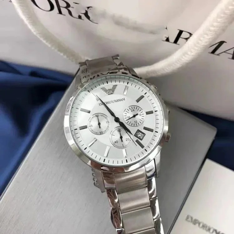Boutique watch Ama pointer three-eye multi-functional business quartz watch stainless steel band quartz watch for men
