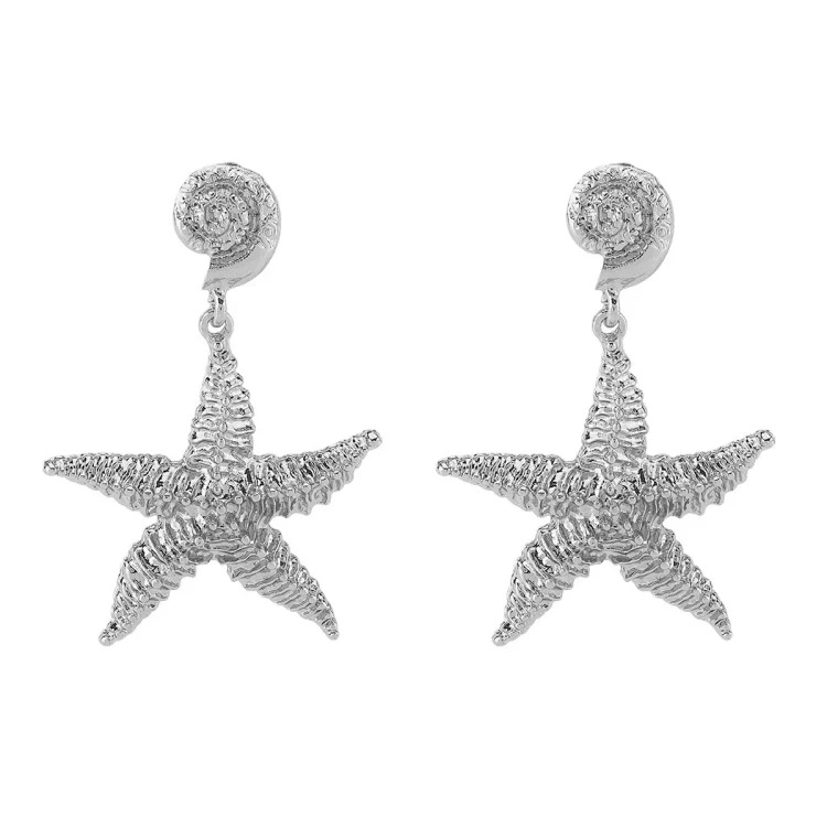 Summer bohemian vacation style accessories, marine life pendant earrings, light luxury and high-end foreign trade shell jewelry