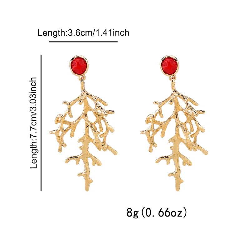 Summer bohemian vacation style accessories, marine life pendant earrings, light luxury and high-end foreign trade shell jewelry