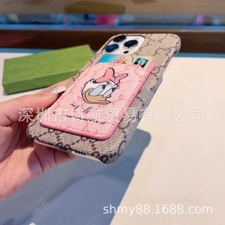 Suitable for ihone17promax mobile phone case girly pink cute card Apple 16pro exquisite mobile phone case