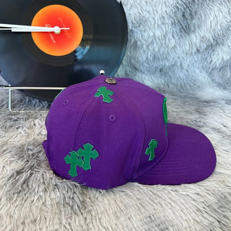 Correct of Crow Embroidery Printed Baseball Cap Peaked Cap Casual Versatile Uniform Style for Men and Women Foreign Trade Factory Spot