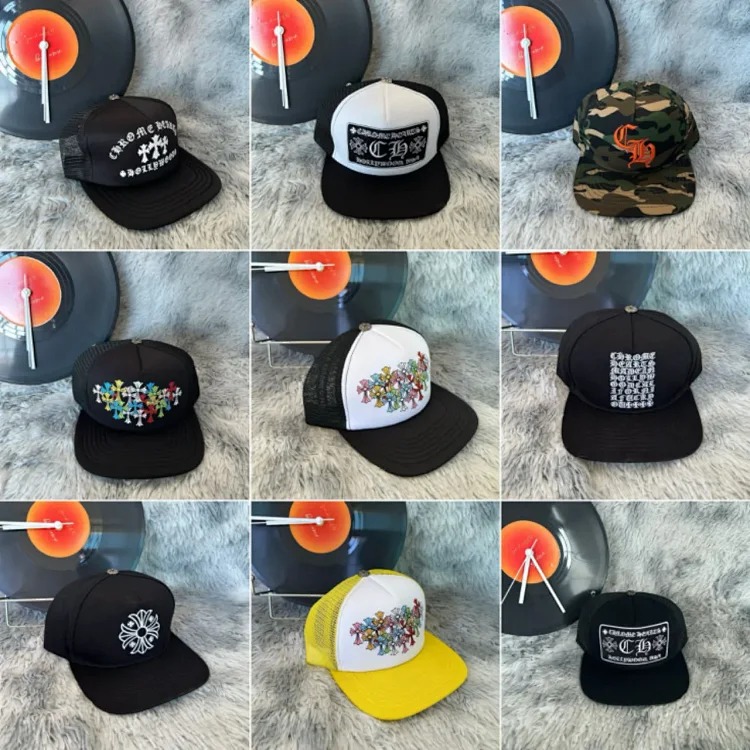Correct of Crow Embroidery Printed Baseball Cap Peaked Cap Casual Versatile Uniform Style for Men and Women Foreign Trade Factory Spot
