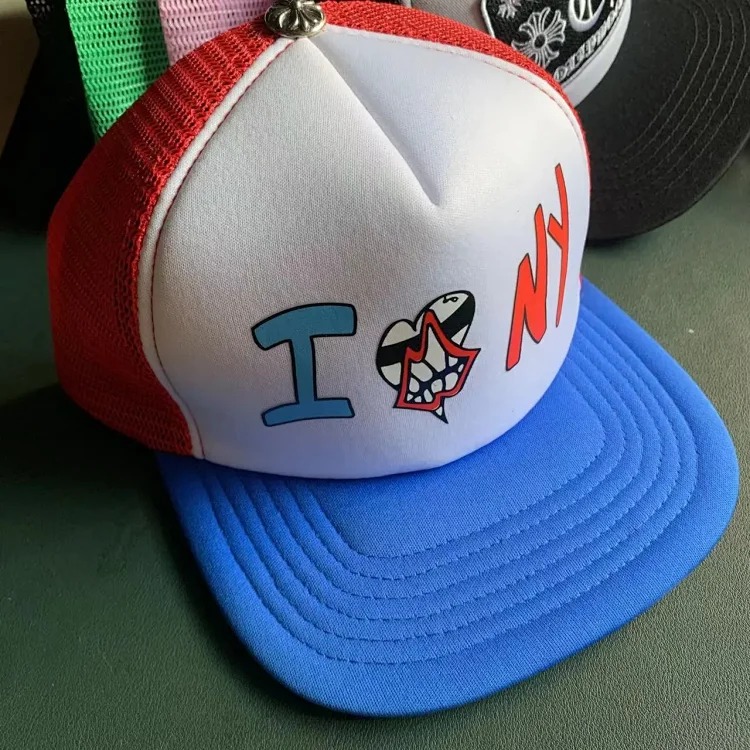 Correct of Crow Embroidery Printed Baseball Cap Peaked Cap Casual Versatile Uniform Style for Men and Women Foreign Trade Factory Spot