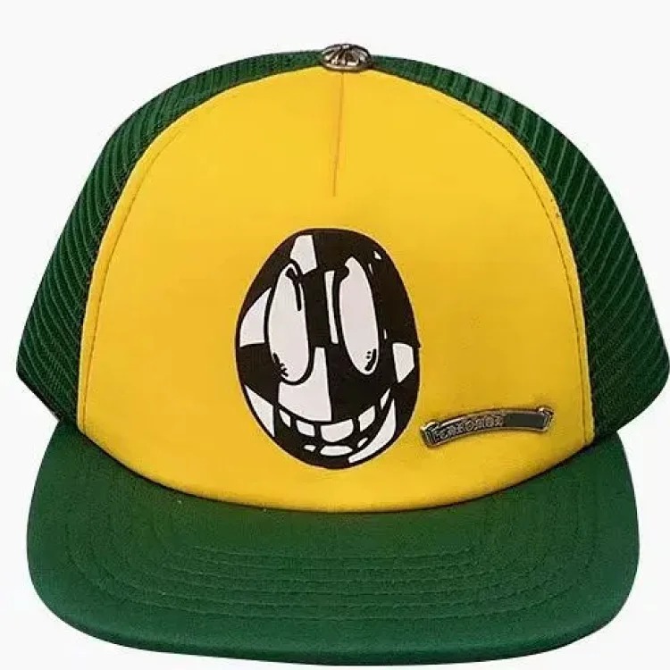 Correct of Crow Embroidery Printed Baseball Cap Peaked Cap Casual Versatile Uniform Style for Men and Women Foreign Trade Factory Spot