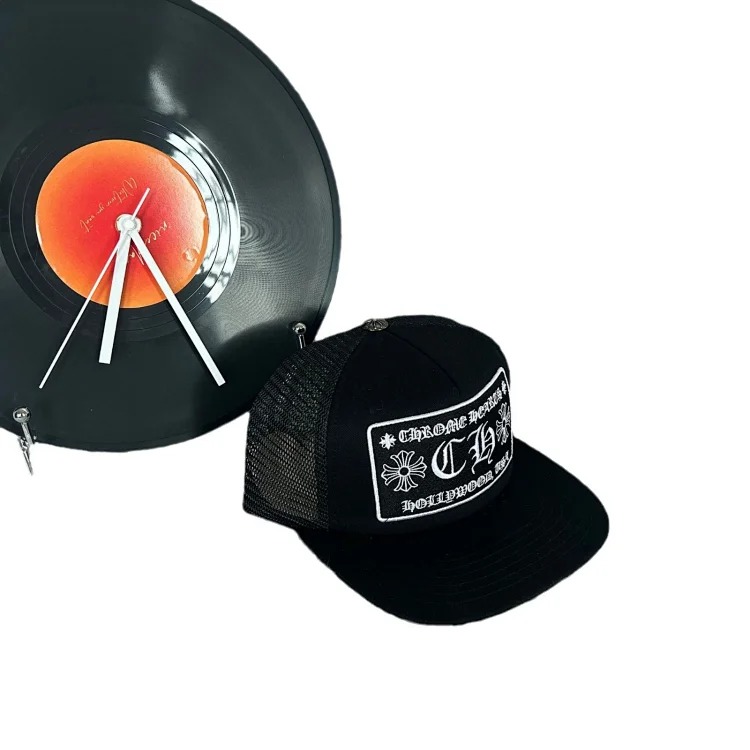 Correct of Crow Embroidery Printed Baseball Cap Peaked Cap Casual Versatile Uniform Style for Men and Women Foreign Trade Factory Spot