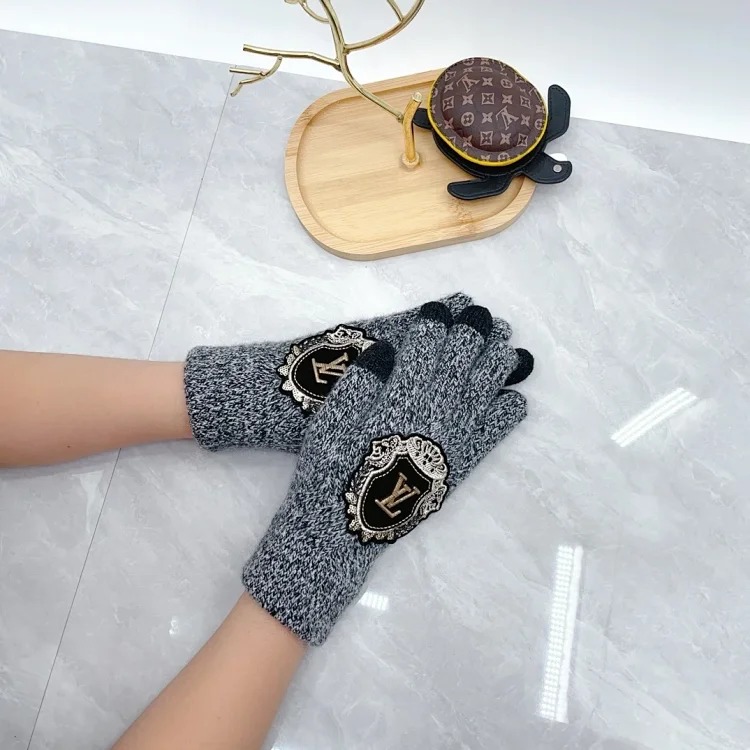 Knitted gloves collection--(15%off)Stylish Warm Gloves121312-008(XP2)