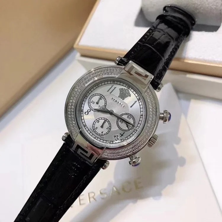 Versace diamond chronograph watch