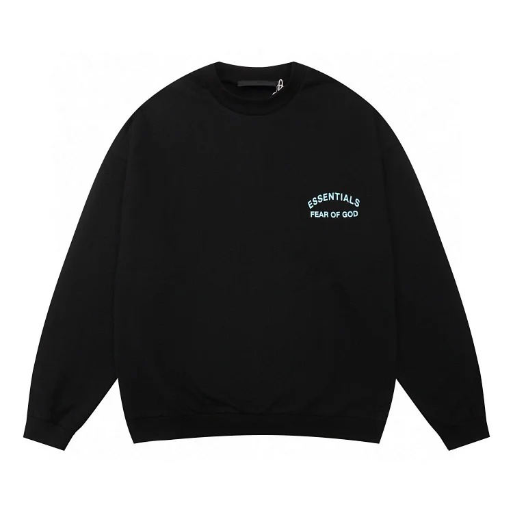 Fear of God ESSENTIALS fearofdog FOG printed crew neck sweatshirt