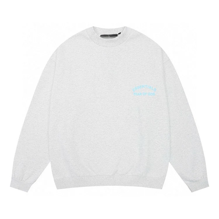 Fear of God ESSENTIALS fearofdog FOG printed crew neck sweatshirt